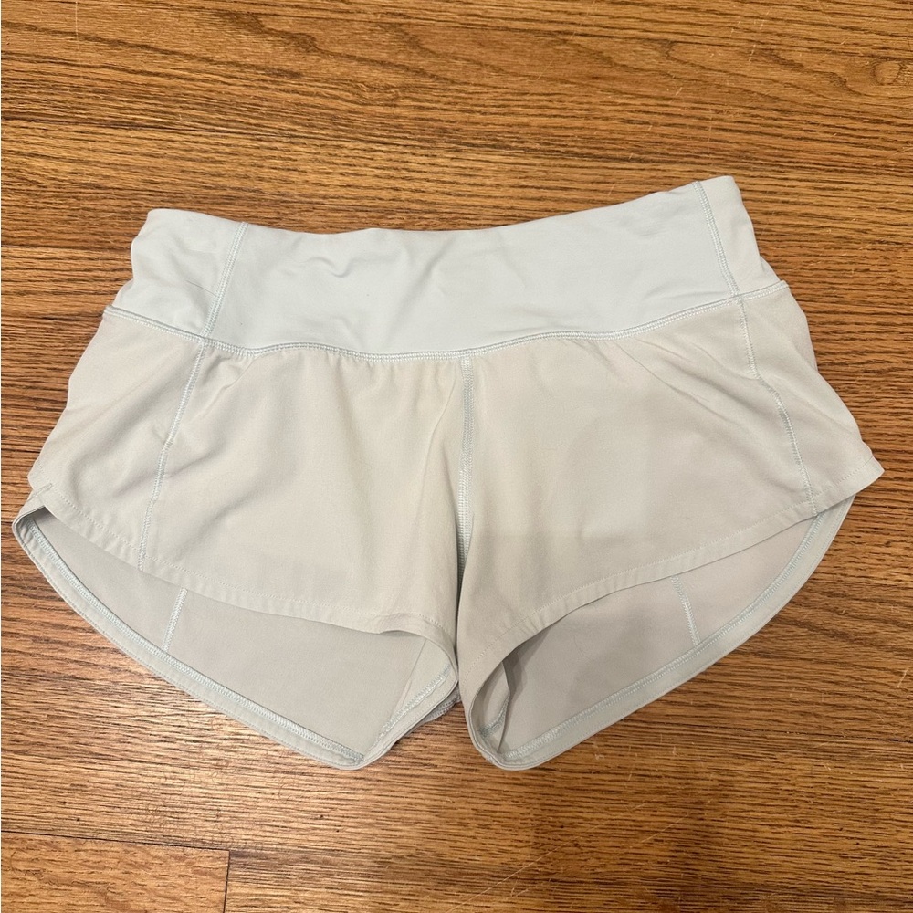 Lululemon Light Blue Speed Up Shorts